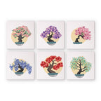Colorful Bonsai Trees Mini Paint by Numbers