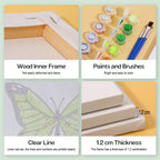 Colorful Butterflies Mini Paint by Numbers