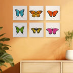 Colorful Butterflies Mini Paint by Numbers