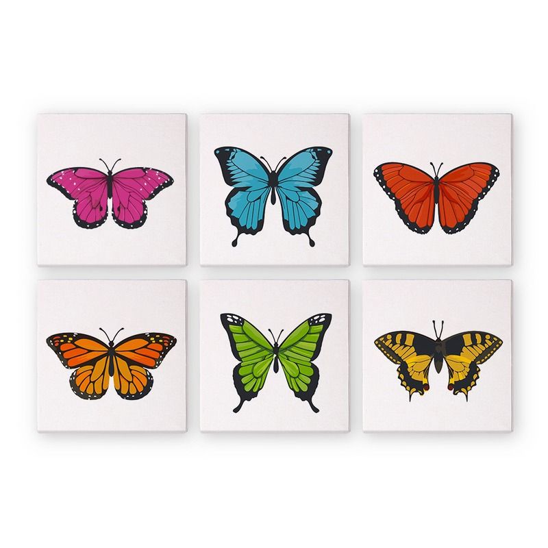 Colorful Butterflies Mini Paint by Numbers