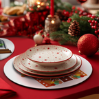 Cozy Gingerbread Christmas 4-Pieces Paint by Numbers Placemat