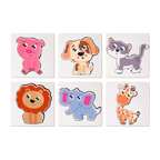 Cute Animal Friends - 6 Mini Paintings