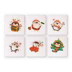 Cute Christmas Penguins Mini Paint by Numbers