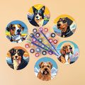 Dog Portrait Paint by Numbers Coasters