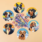 Dog Portrait Paint by Numbers Coasters