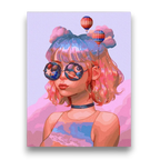 Dreamy Cosmic Girl Paint by Numbers