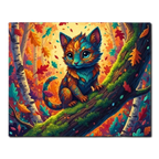 Enchanted Autumn Cat Paint by Numbers
