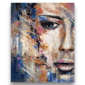 Enigmatic Woman Portrait Paint by Numbers