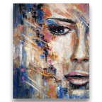 Enigmatic Woman Portrait Paint by Numbers