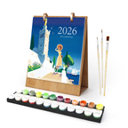 European Travel Paint by Numbers Calendar
