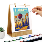 European Travel Paint by Numbers Calendar