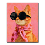 Fashionista Tabby Cat Paint by Numbers