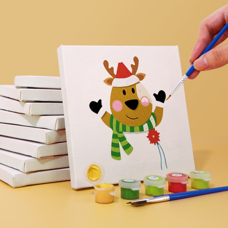 Festive Friends - 6 Mini Paintings