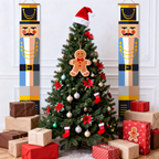 Festive Nutcracker Duo Hanging Scroll Paint by Numbers Kit