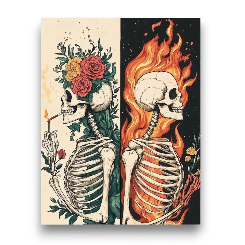 Fire & Flora Paint by Numbers