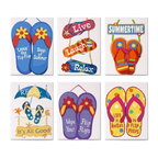 Flip Flop Vibes - 6 Mini Paintings