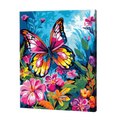 Floral Butterfly Paint by Numbers