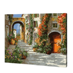 Flower Street Paint by Numbers