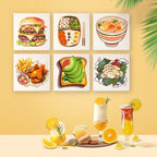Foodie Favorites Mini Paint by Numbers