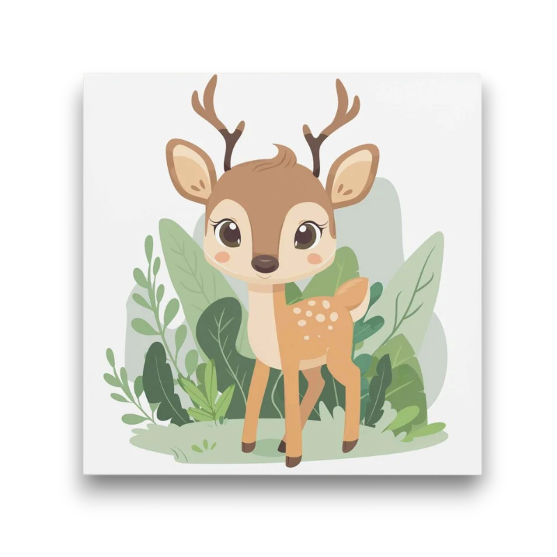 Forest Fairy Deer Kids Paint by Numbers