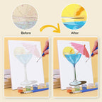 Fruity Cocktails Mini Paint by Numbers