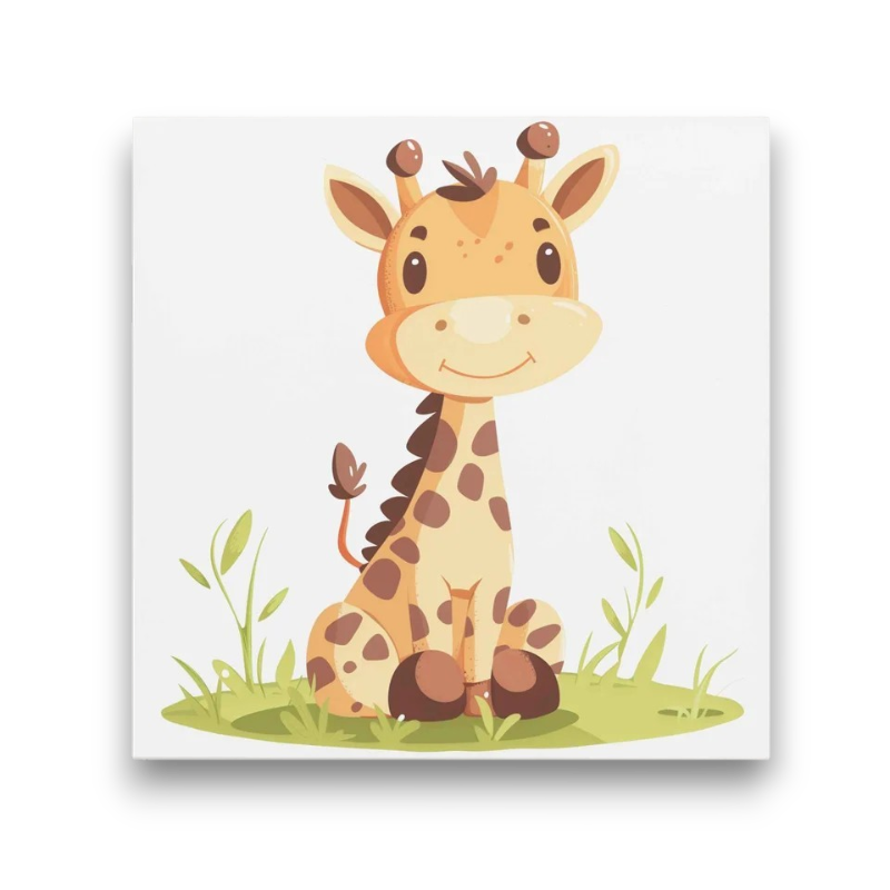 Giggly Giraffe Kids Paint by Numbers