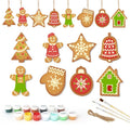 Gingerbread Christmas Ornaments Paint by Numbers