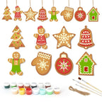 Gingerbread Christmas Ornaments Paint by Numbers