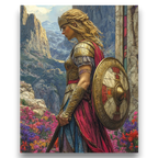 Goddess of War Paint by Numbers