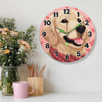 Golden Retriever Paint by Numbers Clock Kit