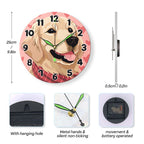Golden Retriever Paint by Numbers Clock Kit