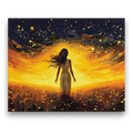 Golden Starlight Journey Paint by Numbers
