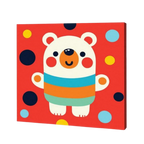 Happy Bear, Kids Paint By Numbers
