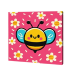 Happy Bee, Kids Paint By Numbers