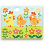 Happy Chicken Family Kids Paint by Numbers