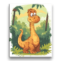 Happy Jungle Dinosaur Kids Paint by Numbers