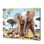Happy in the Jungle Paint by Numbers