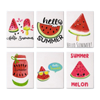 Hello Summer - 6 Mini Paintings