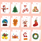 Holiday Gifts Paint by Numbers Calendar