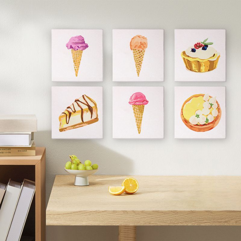 Ice Cream Delights Mini Paint by Numbers