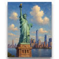 Iconic Statue of Liberty Paint by Numbers