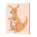 Kangaroo, Paint by Numbers for Kids