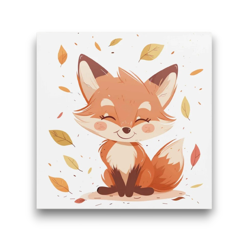 Little Woodland Fox Kids Paint by Numbers