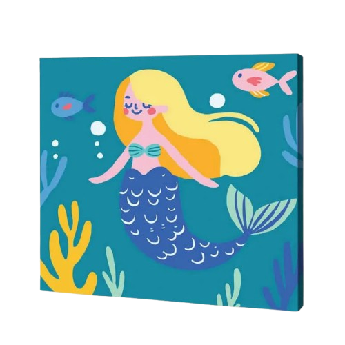 Little Mermaid, Kids Paint By Numbers