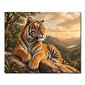 Majestic Tiger at Sunset Paint by Numbers