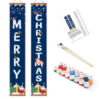 Merry Christmas Hanging Scroll Paint by Numbers Kit