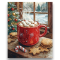 Merry Mug and Marshmallows Paint by Numbers