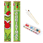 Mischievous Christmas Hanging Scroll Paint by Numbers Kit