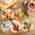 Modern Botanical Paint by Numbers Coasters