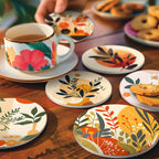 Modern Botanical Paint by Numbers Coasters